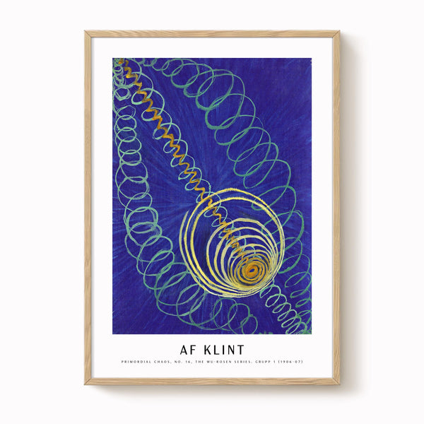 Hilma af Klint - Primordial Chaos, No. 16, The WU-ROSEN Series. Grupp 1 Print