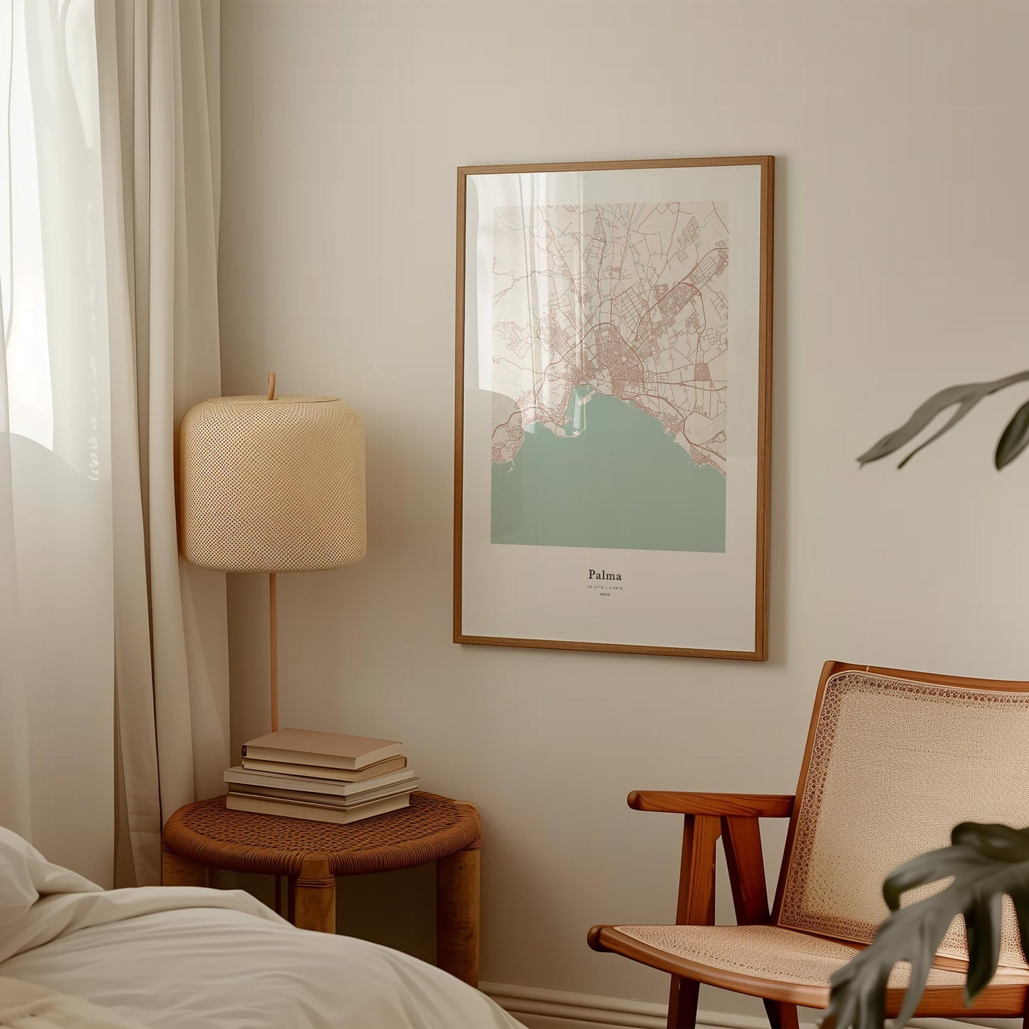 Palma City Map Print