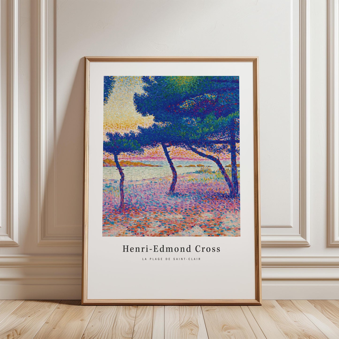 Henri-Edmond Cross - La Plage de Saint Clair Print
