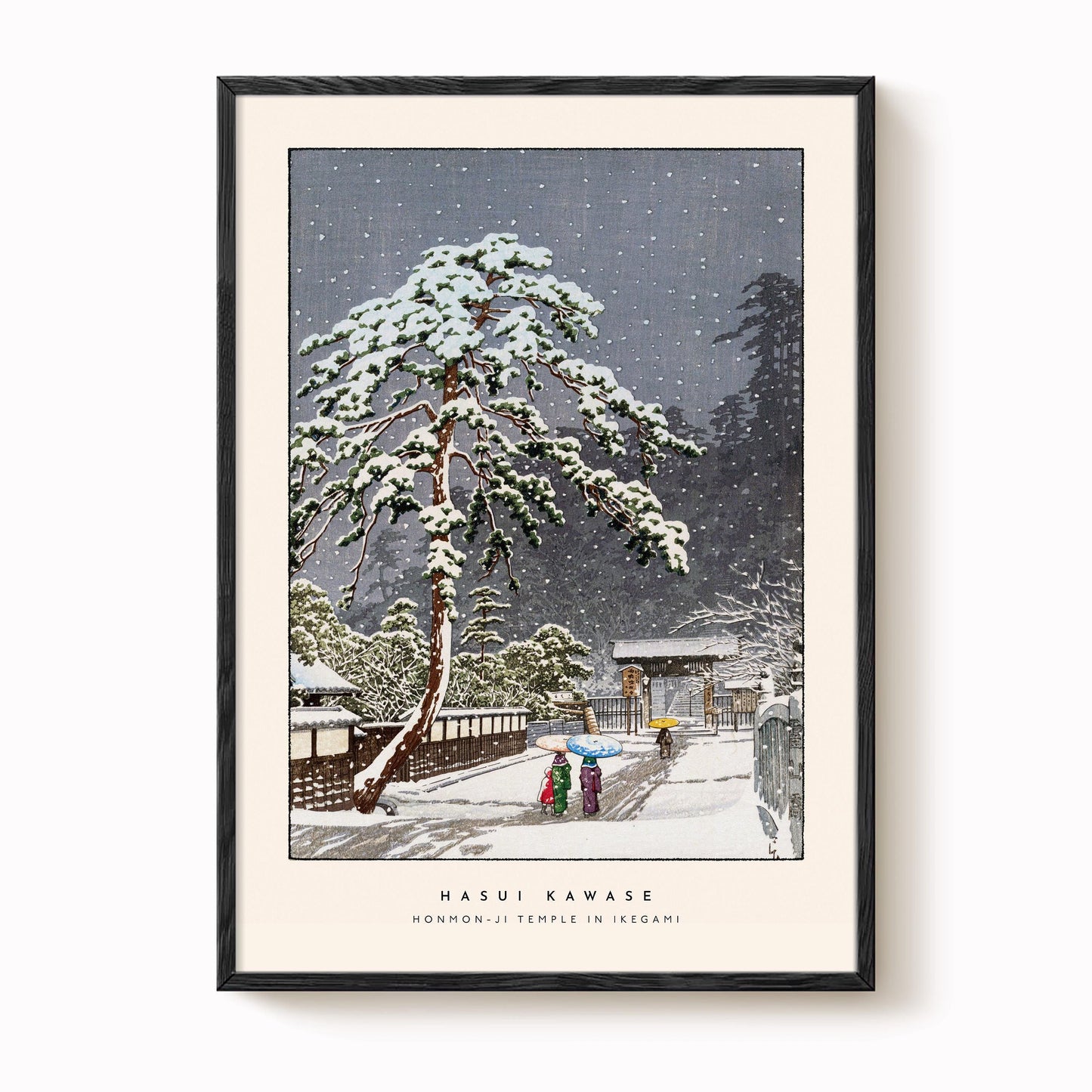 Hasui Kawase - Honmon-Ji Temple Print
