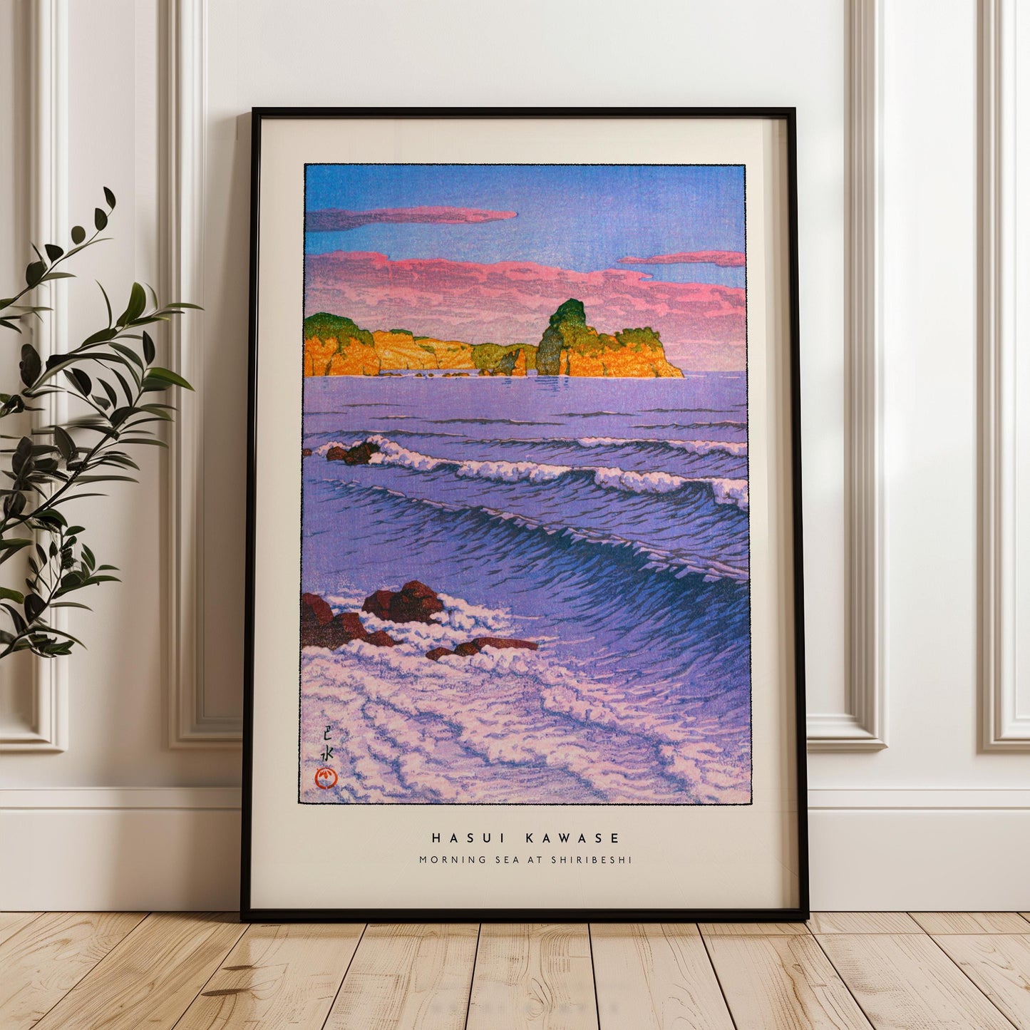 Hasui Kawase - Morning Sea at Shiribeshi Print