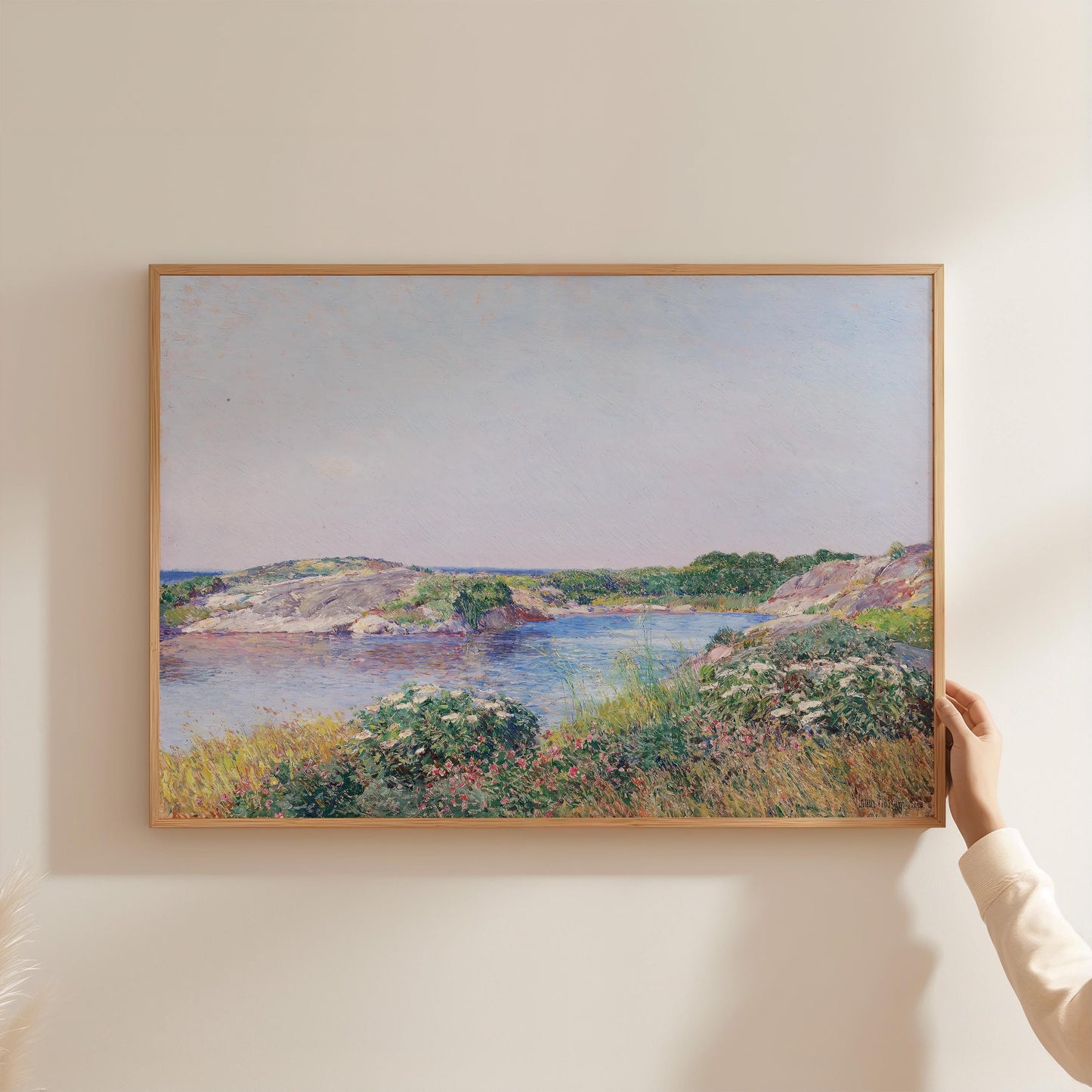 Childe Hassam - The Little Pond, Appledore Print