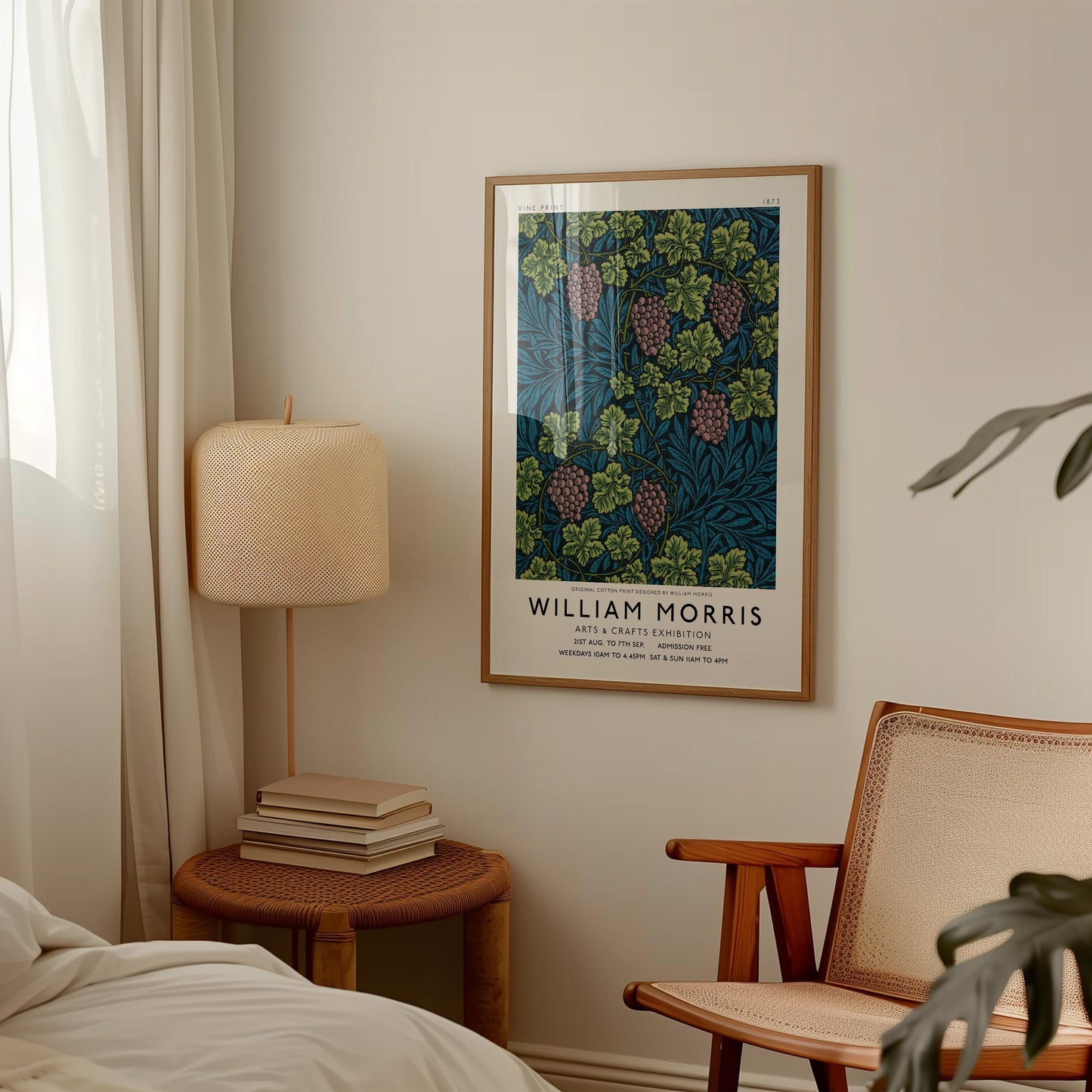 William Morris - Exhibition Poster Vine Pattern Print