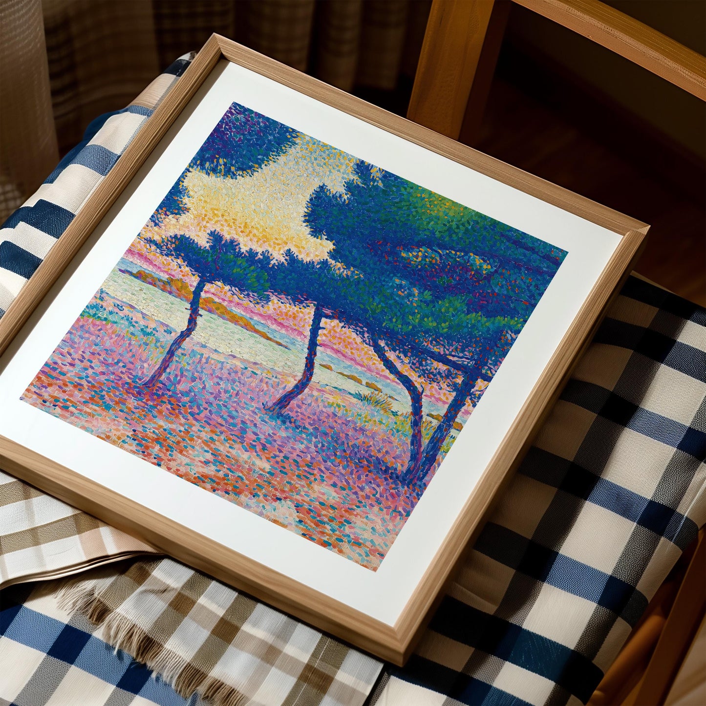 Henri-Edmond Cross - La Plage De Saint-Clair Print