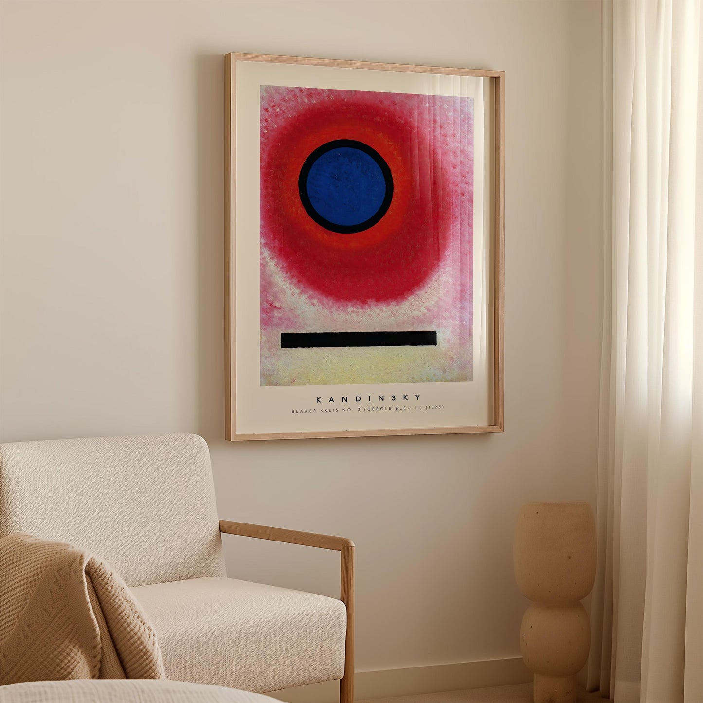 Kandinsky - Blauer Kreis No. 2 (Cercle Bleu Ii) Print