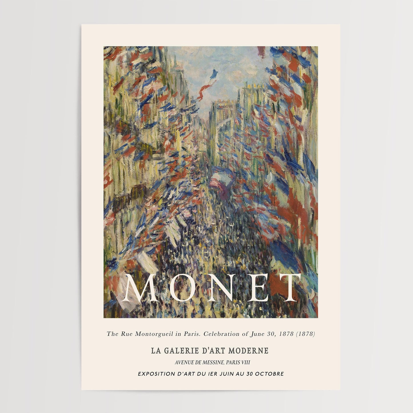Monet - Paris Celebration Print