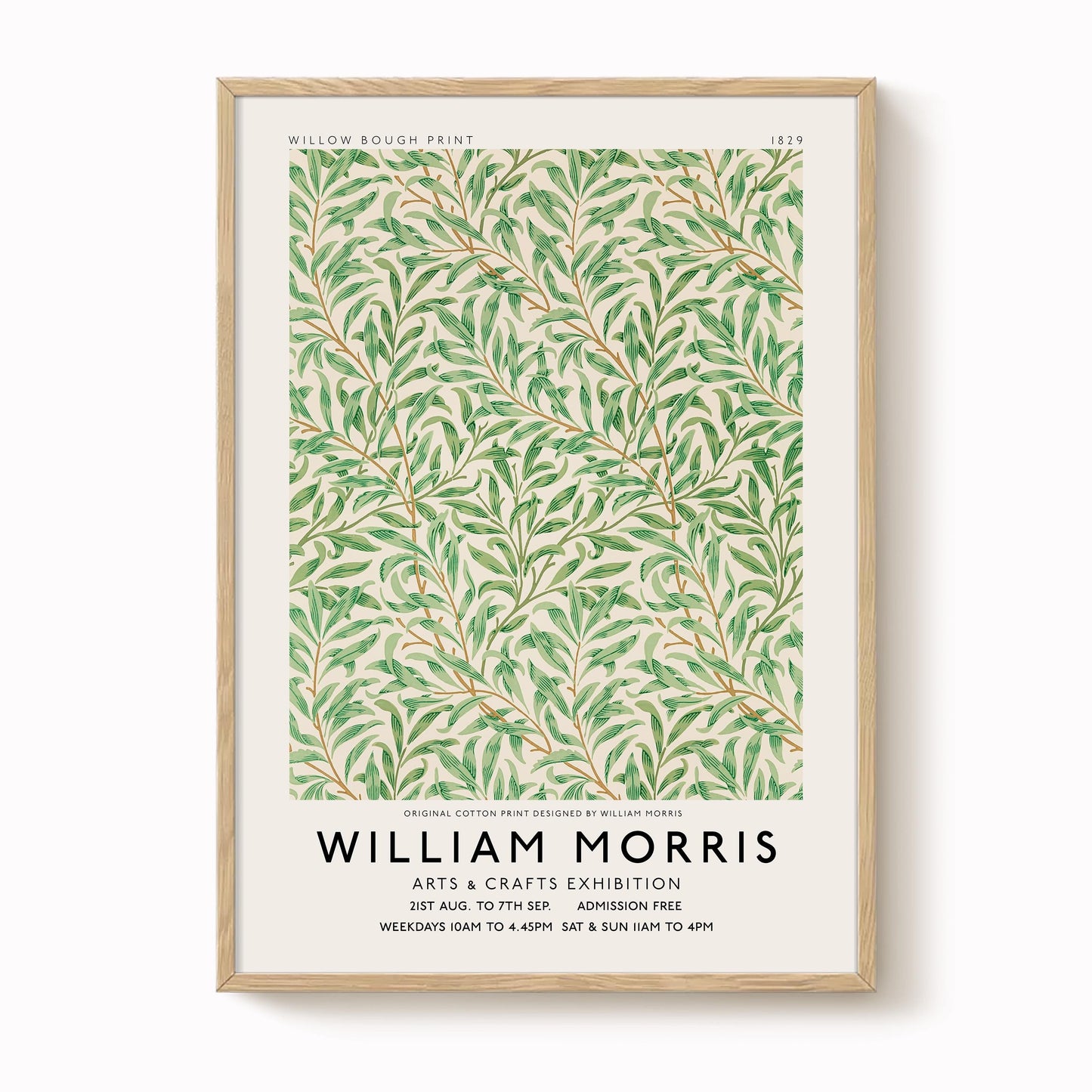 William Morris - Willow Bough Pattern Print