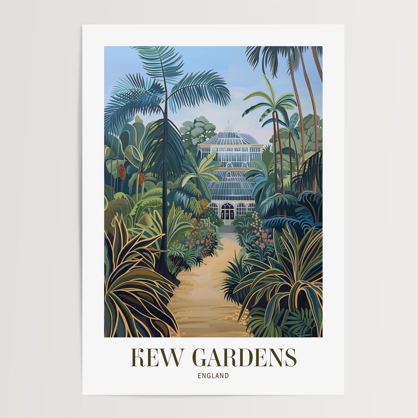 Kew Gardens Art Print