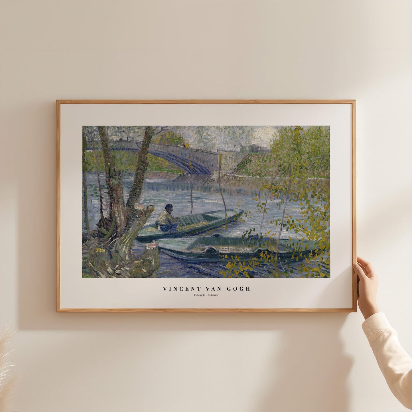 Van Gogh - Fishing In The Spring Print