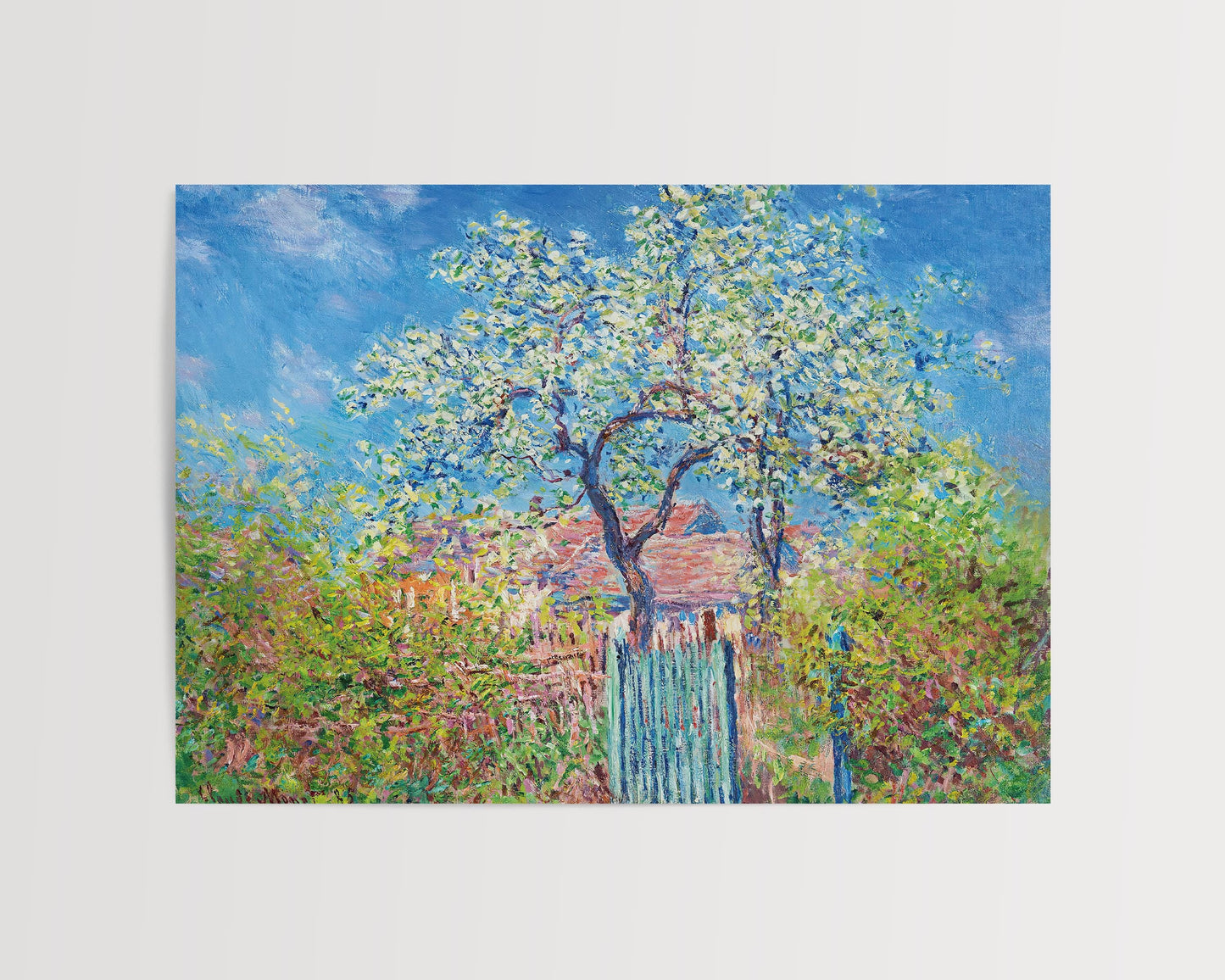 Monet - Poirier en Fleurs Print