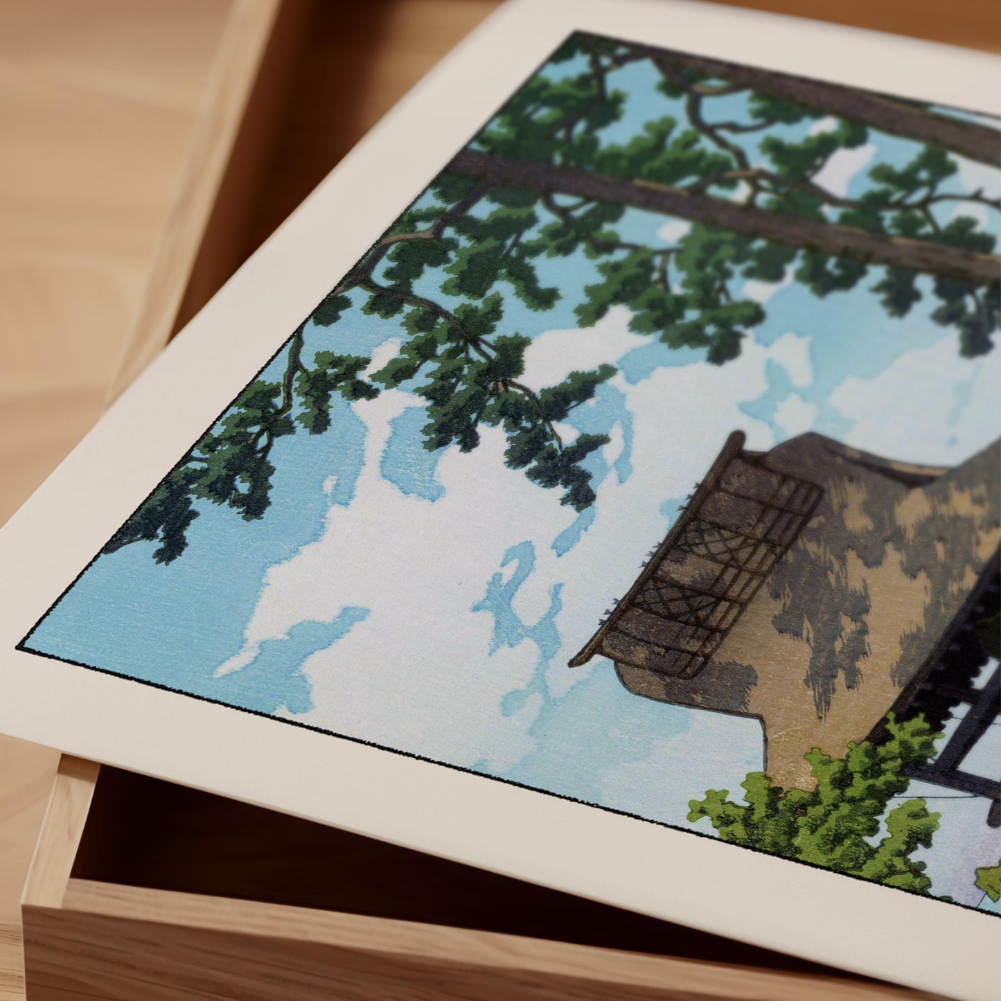 Hasui Kawase - Shogetsuin Temple in Ito, Izu Print