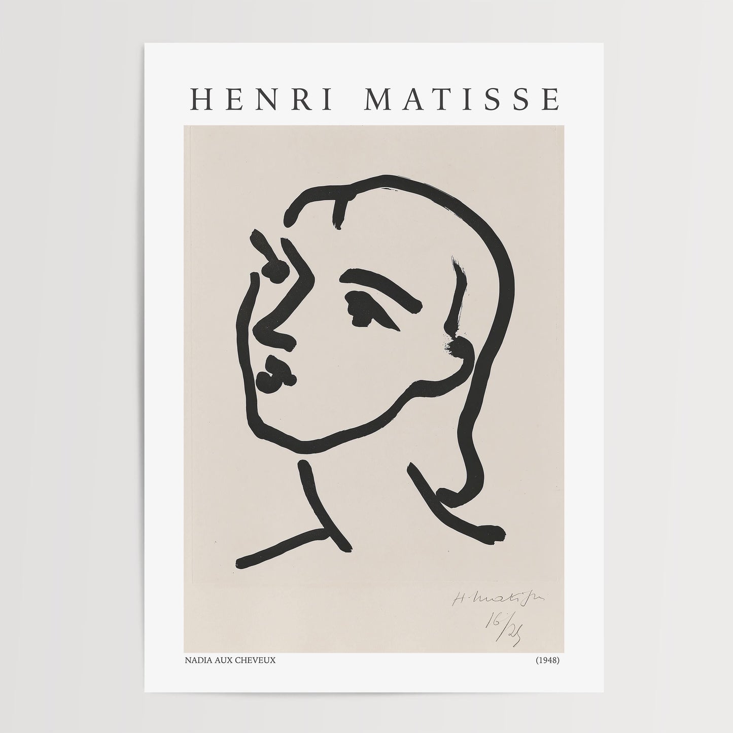 Henri Matisse - Nadia Aux Cheveux Lisses Art Print