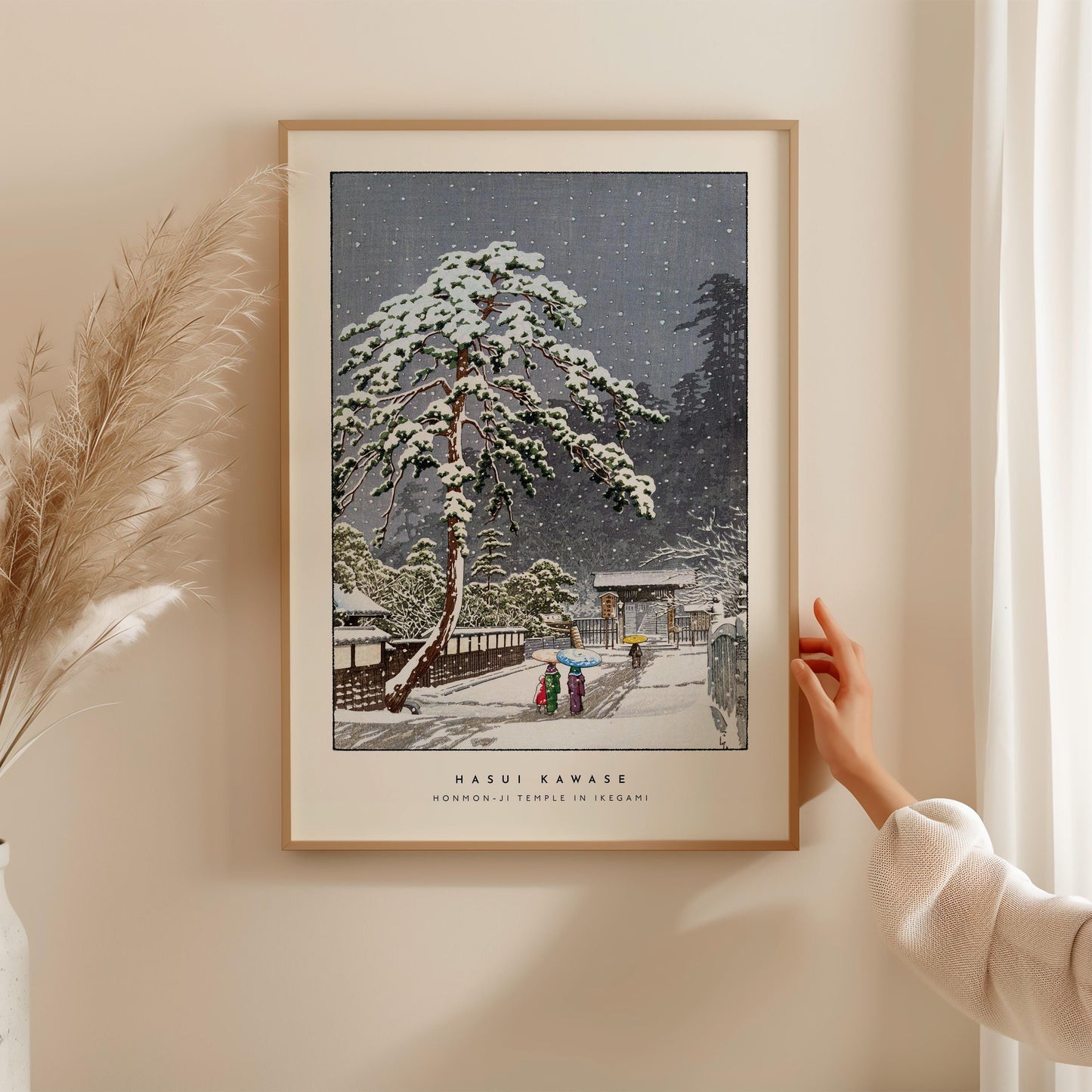 Hasui Kawase - Honmon-Ji Temple Print