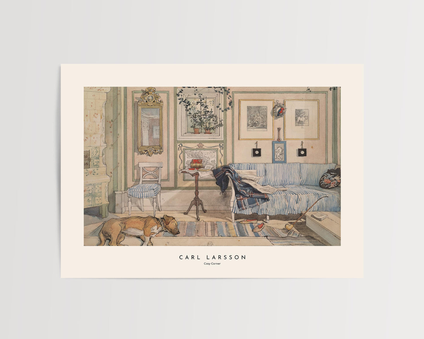 Carl Larsson - Cosy Corner Print