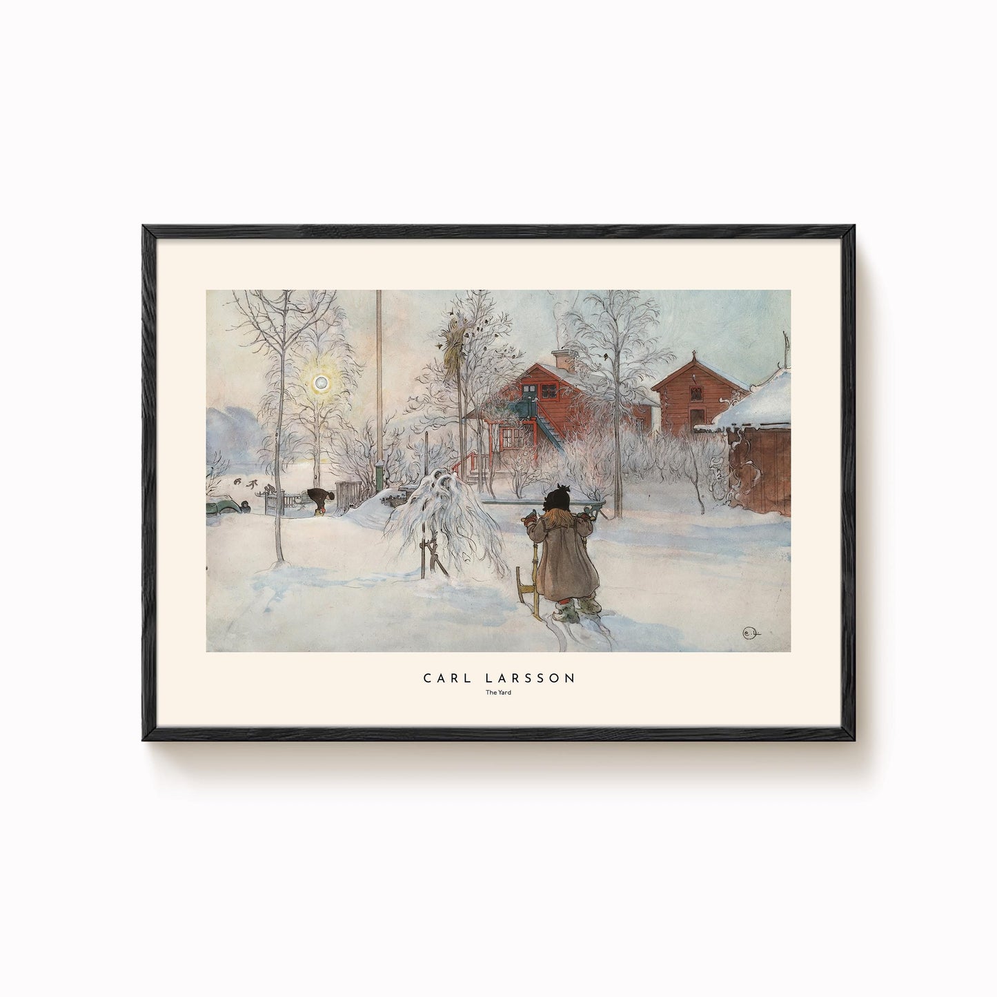 Carl Larsson - The Yard Print