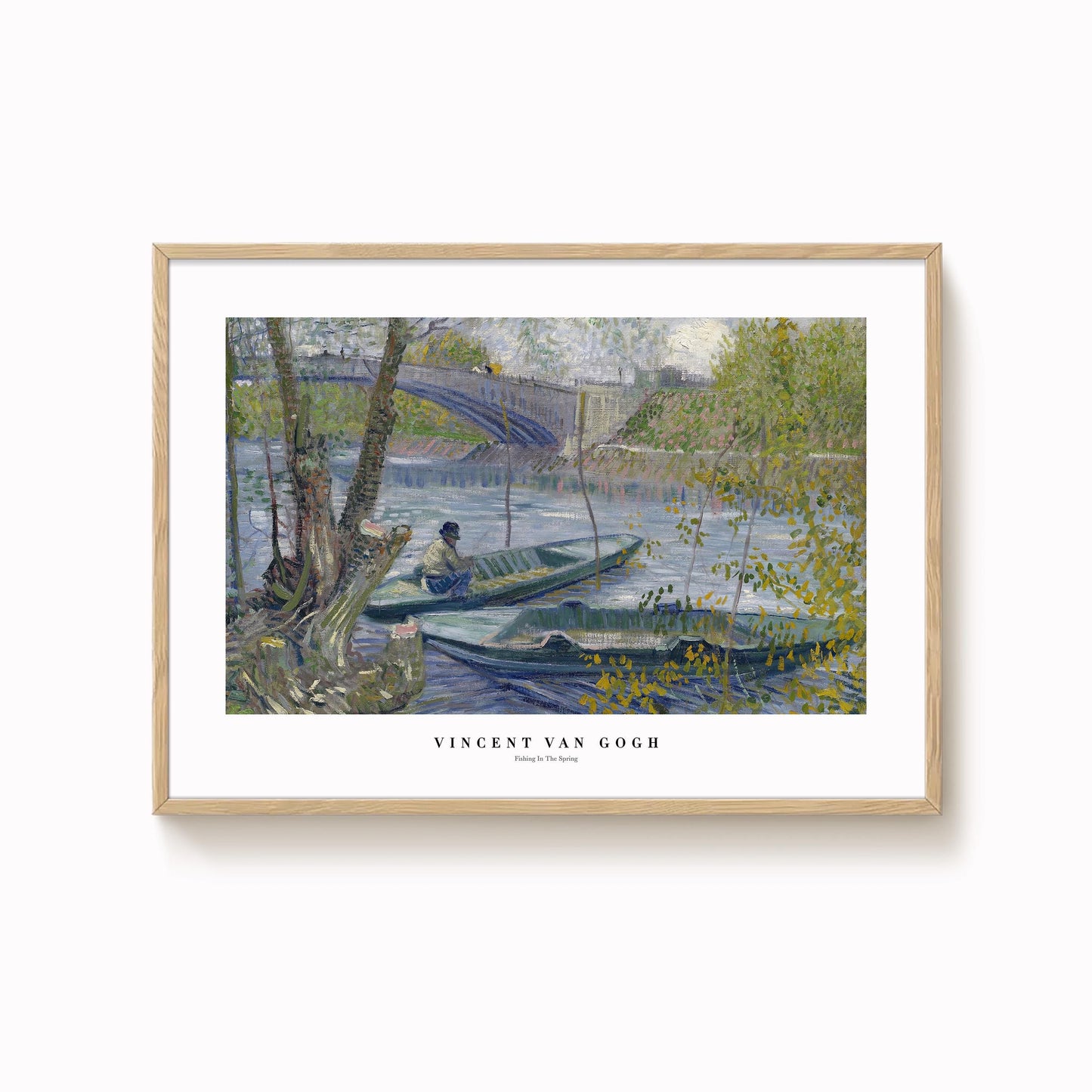 Van Gogh - Fishing In The Spring Print