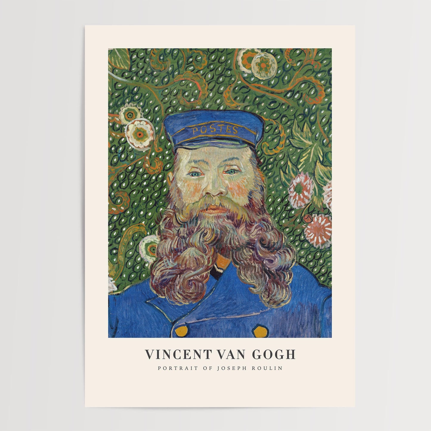 Van Gogh -  Portrait of Joseph Roulin Print