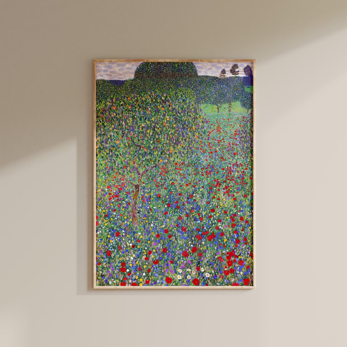 Gustav Klimt - Poppy Field Art Print