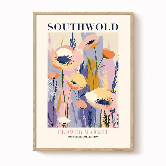 Southwold Flower Market Print