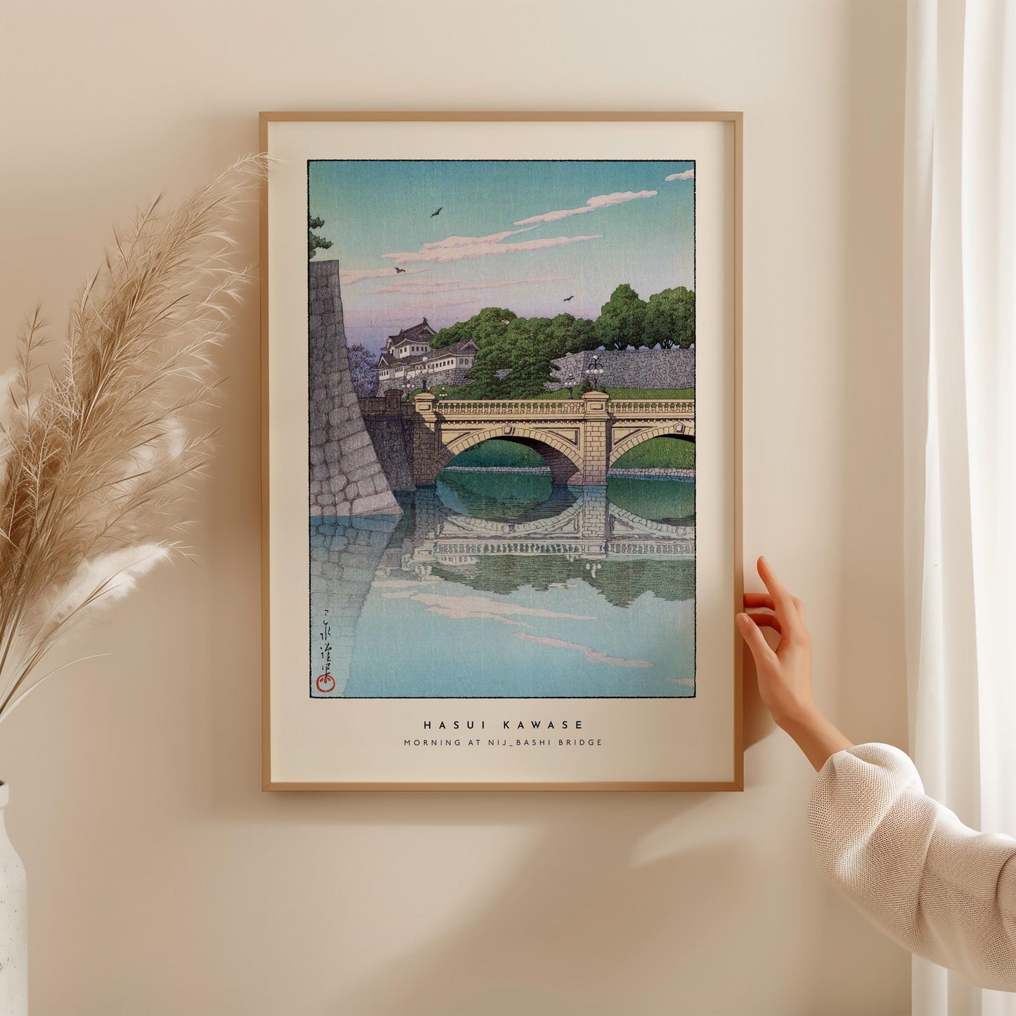 Hasui Kawase - Nij Bashi Bridge Print